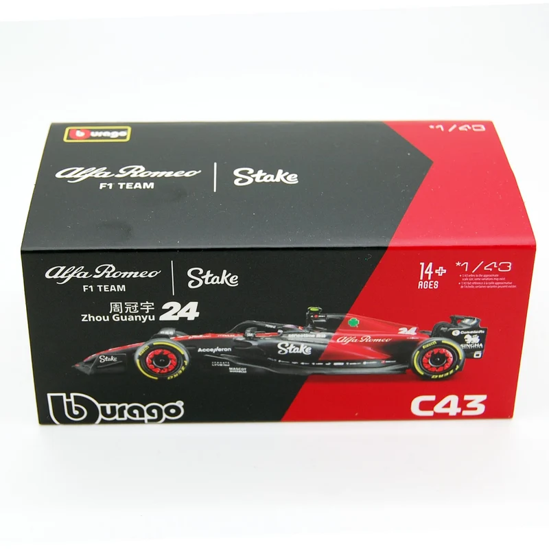 Alfa Romeo F1 Team Stake C43 F1 2023 Zhou Guanyu 1:43