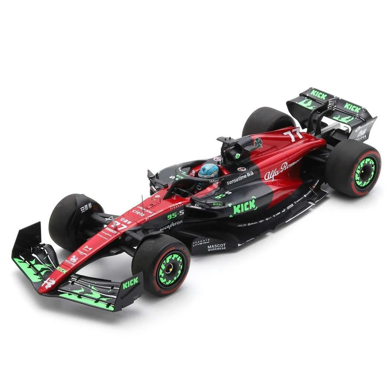 Alfa Romeo F1 Team KICK C43 F1 Belgian GP 2023 Valtteri Bottas 1:18