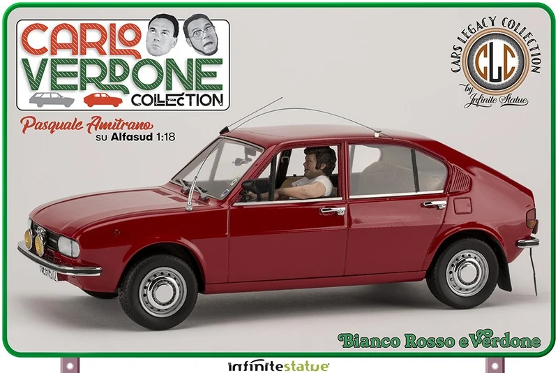 Alfa Romeo Alfasud 1981 Pasquale Amitrano "Bianco Rosso e Verdone" 1:18