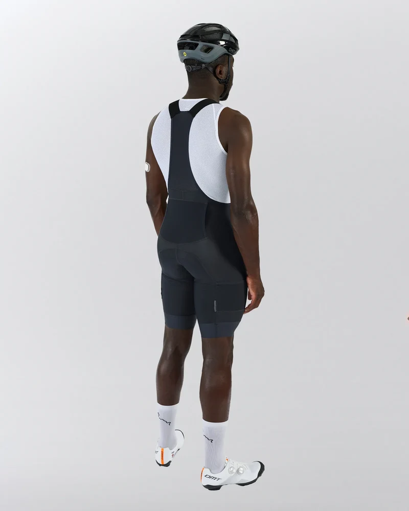 ALBION ABR1 POCKET BIB SHORTS - GRAPHITE