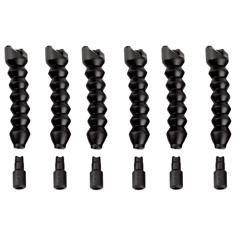 BROMPTON BRAKE CABLE GAITER WITH ADAPTOR - 6 PIECES