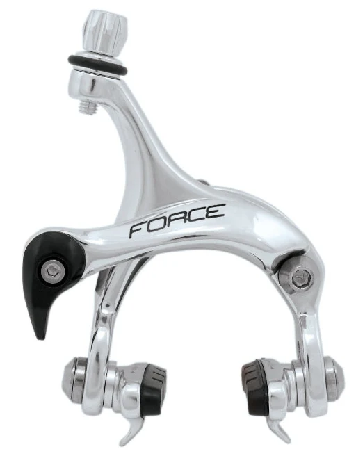 FORCE ROAD BIKE ALLOY BRAKE CALIPER SET 39 - 49mm SILVER