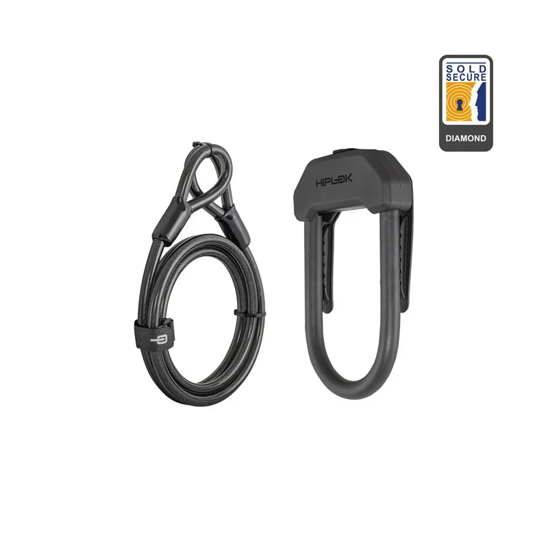 HIPLOK - DX PLUS - D-LOCK WITH 2 METRE CABLE