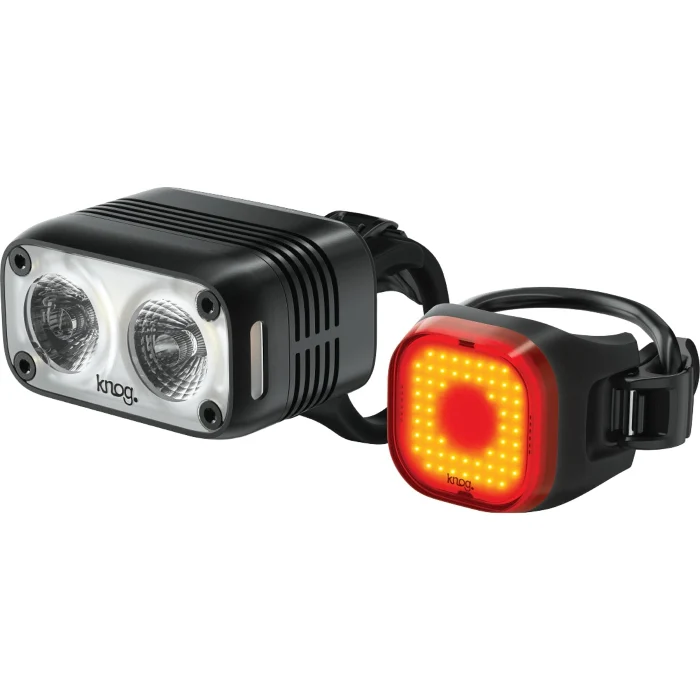 KNOG BLINDER 600 & BLINDER SQUARE REAR BIKE LIGHT SET