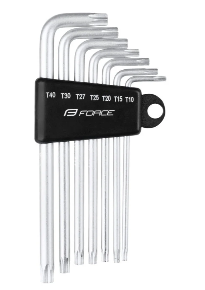 FORCE SET OF TORX WRENCHES T10 - T40 SET