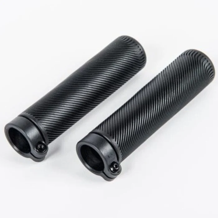 BROMPTON LOCK-ON RUBBER MUSHROOM HANDLEBAR GRIPS 130MM