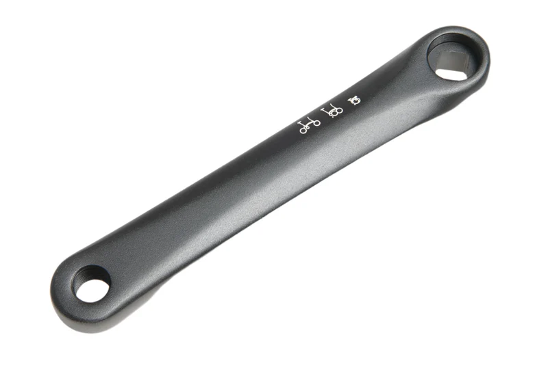 BROMPTON BLACK LEFT HAND CRANK FOR SPIDER CRANKSET