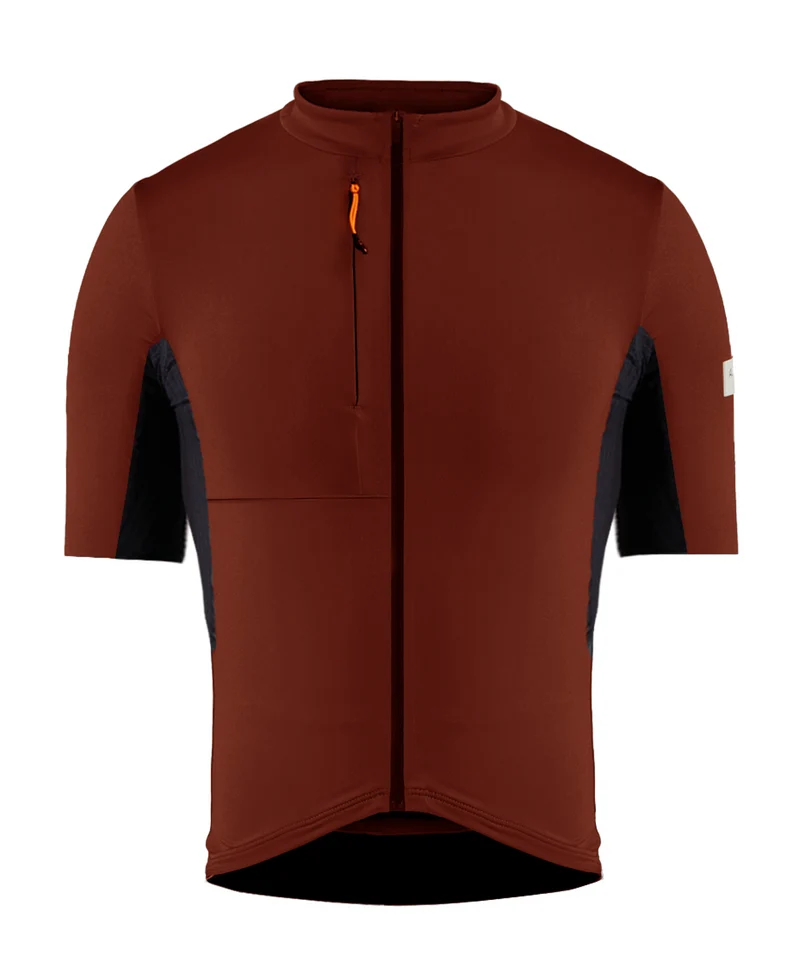 ALBION TRAVERSE SHORT SLEEVE JERSEY - BURNT OCHRE