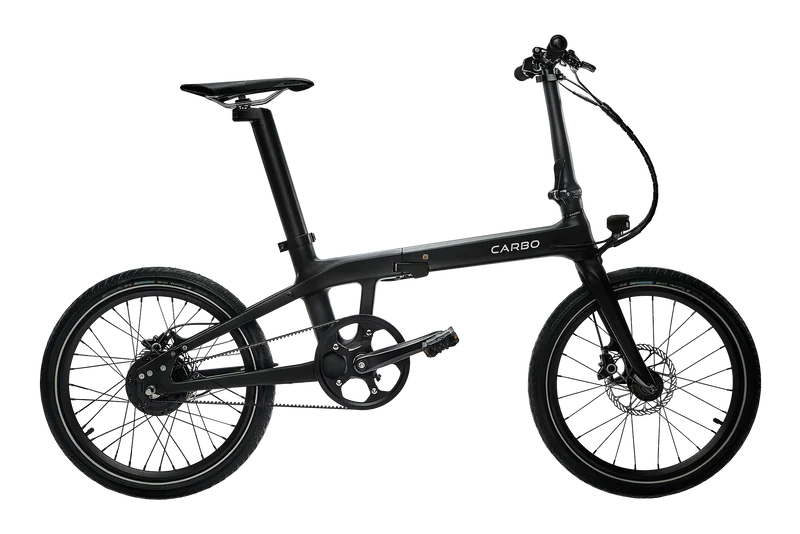 Bicicletta elettrica CARBO con trasmissione a cinghia