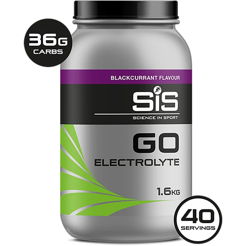 SIS GO Electrolyte drink powder - 1.6 kg tub - blackcurrant