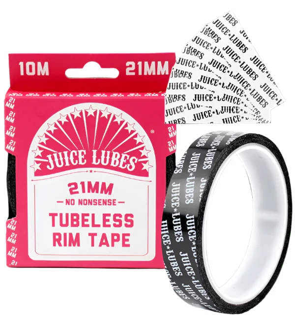 JUICE LUBES TUBELESS SELF-ADHESIVE TAPE 10 METER ROLL (various sizes)