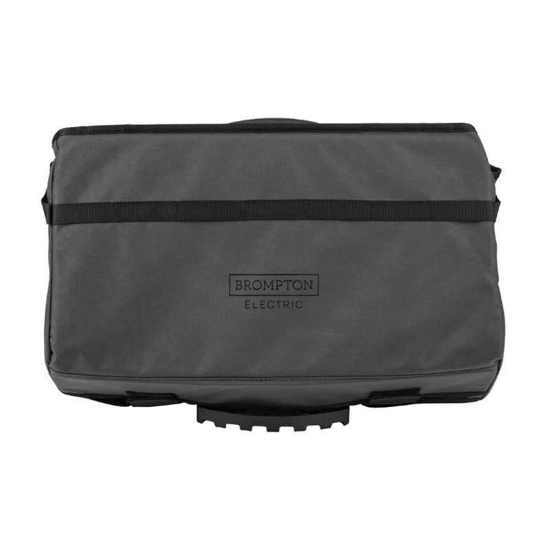 BROMPTON ELECTRIC â€“ BASKET BAG DARK GREY