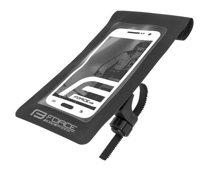 FORCE DIVE WATERPROOF SMARTPHONE HANDLEBAR HOLDER BLACK