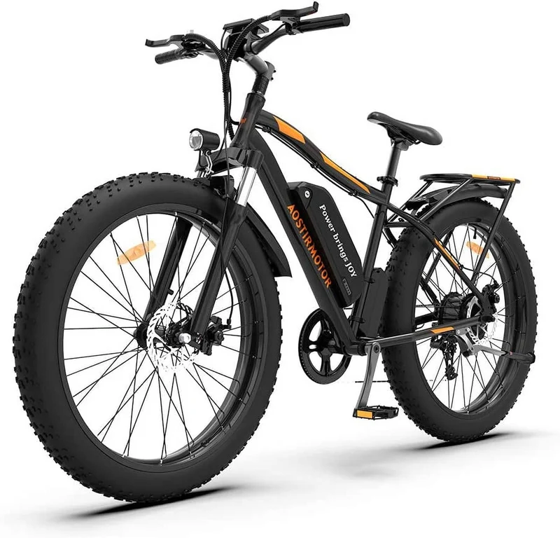 LISUEYNE 26" Electric Bike, 750W 48V 13AH Removable Li-ion Electric Mountain Bike, Dual Disc Brake, 19.9mph