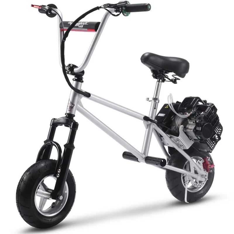 Track 7 49cc 2-Stroke Gas Dirt Bike,Max Speed 20mph,Off Road Gas Mini Motorcycle,EPA Approved Trail Mini Bike,Pull Start,Rear Disc,Adjustable Seat,Age 13+