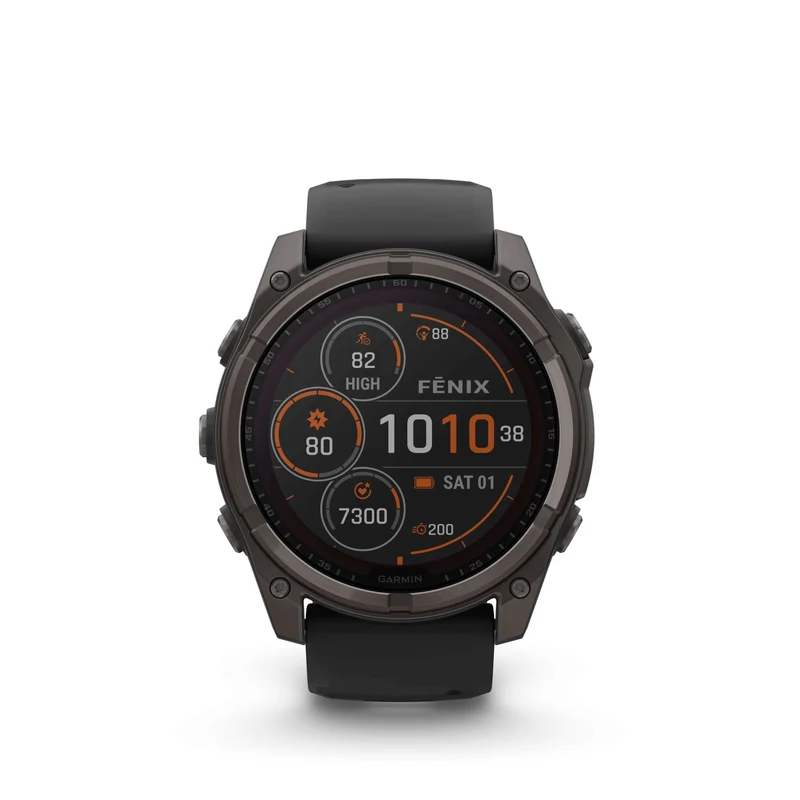 Fenix 8 Solar 51mm Titanium Noir | Garmin