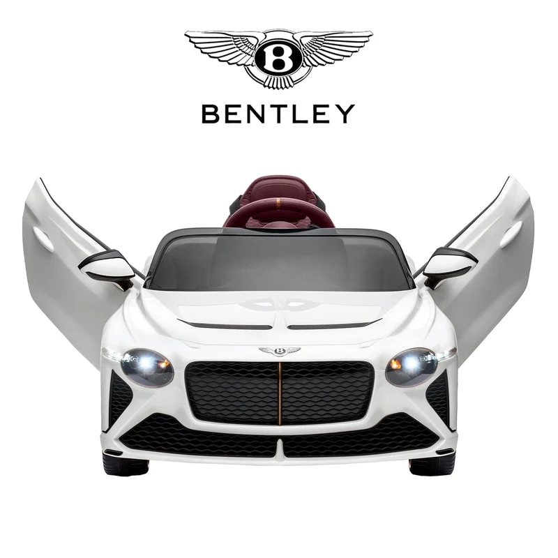 SUSIELADY 12V Kids Ride on Car, Licensed Bentley Mulsanne Electric Car for Kids Age 3+, 3 speed adjustable, with Remote Control, Bluetooth, Power display