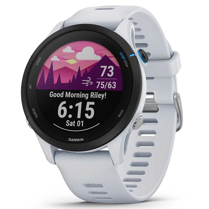 Forerunner 255 Music Blanc | Garmin