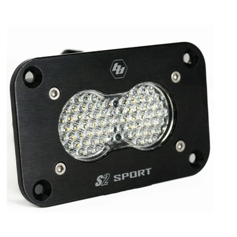 S2 Sport Black Flush Mount LED Auxiliary Light Pod - Universal Baja Designs (Alt 1)