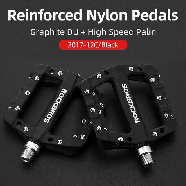 ROCKBROS Lightweight Bike Pedals in Various Colours (Pair)