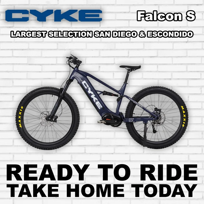 eBike Cyke Falcon S - Dark Blue - In a Box