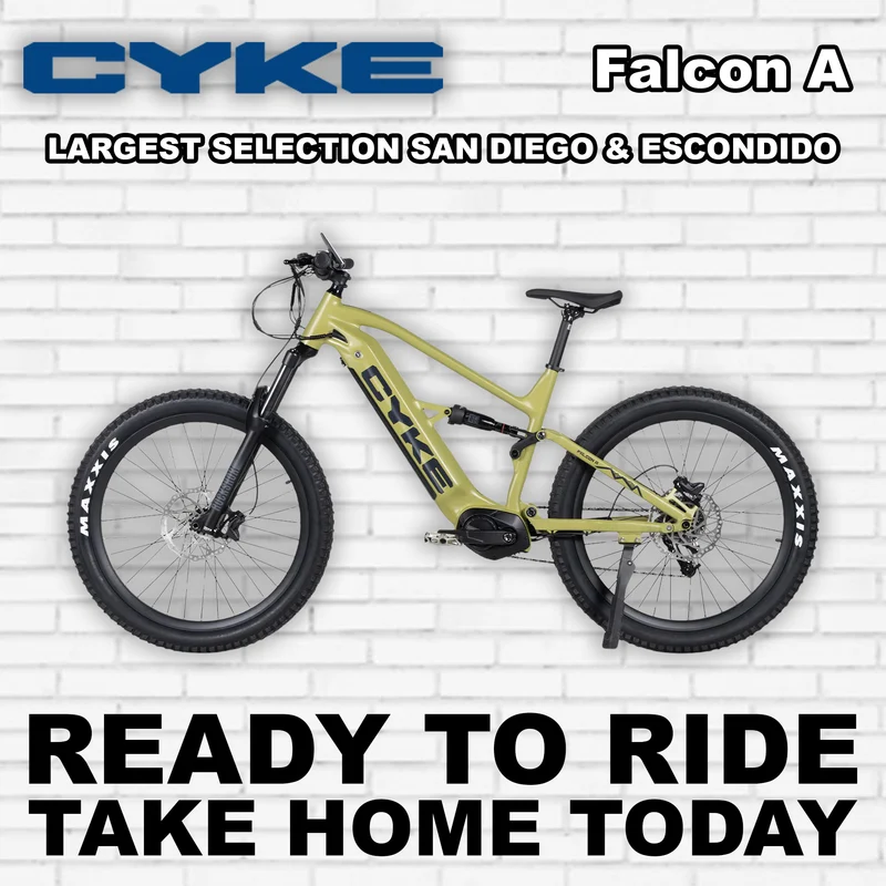 eBike Cyke Falcon A - Military Green - In a Box
