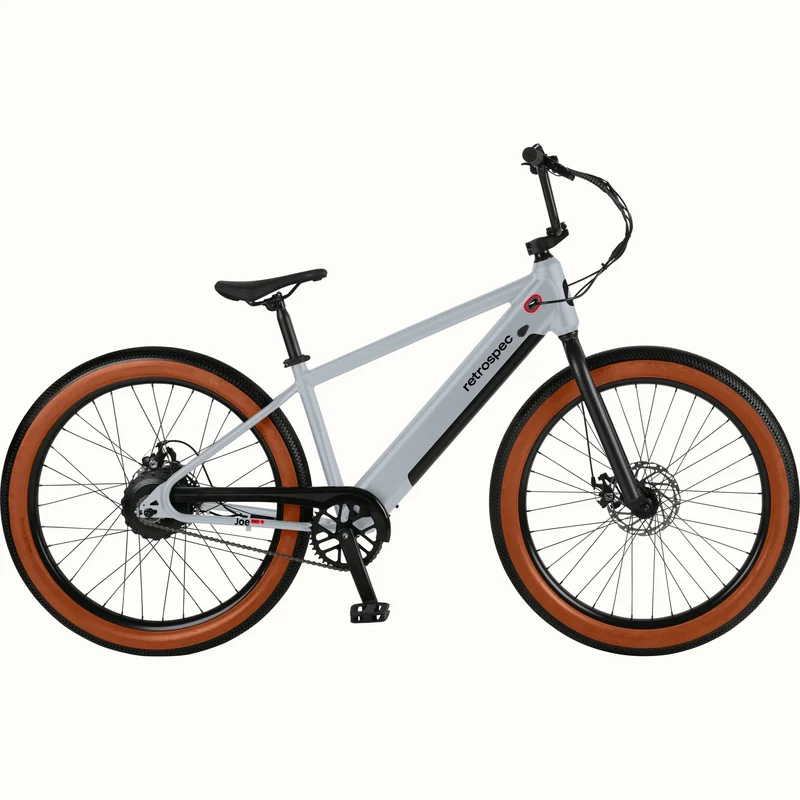 eBike Retrospec Joe Rev 2 BMX - Matte Feather Gray - In a Box