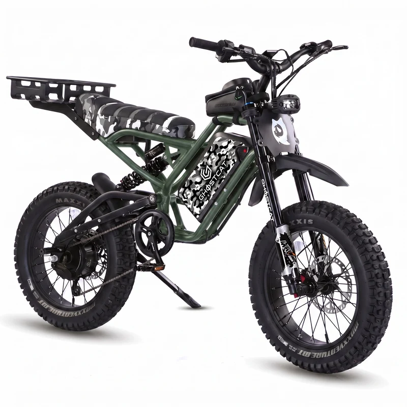 eMOTO Ghostcat F4X Hunter's Edition (Full Bundle) - Army Green - In a Box