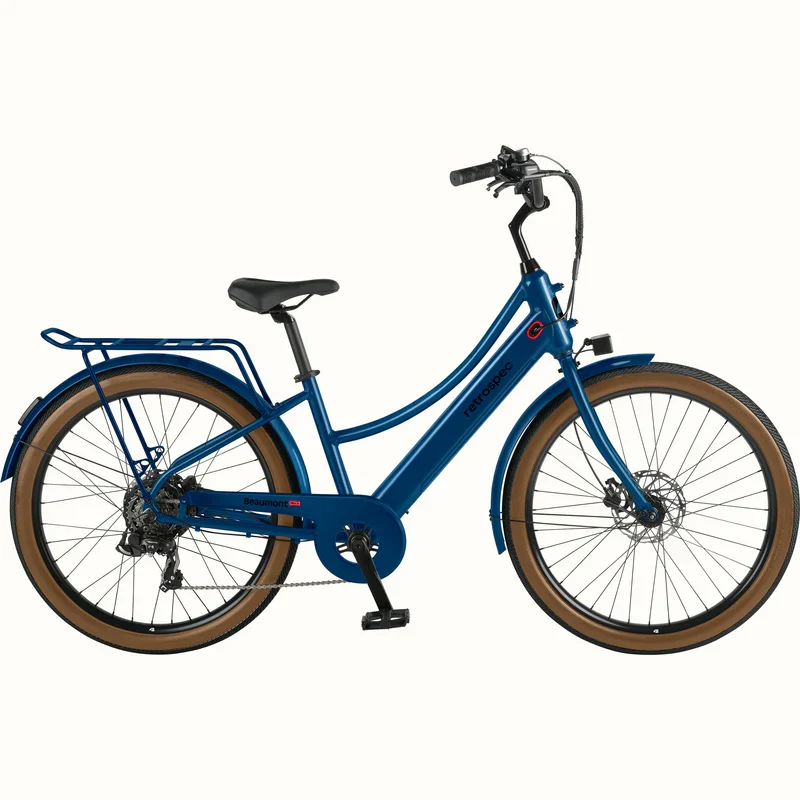 eBike Retrospec Beaumont Rev 3 Plus - Classic Blue - In a Box
