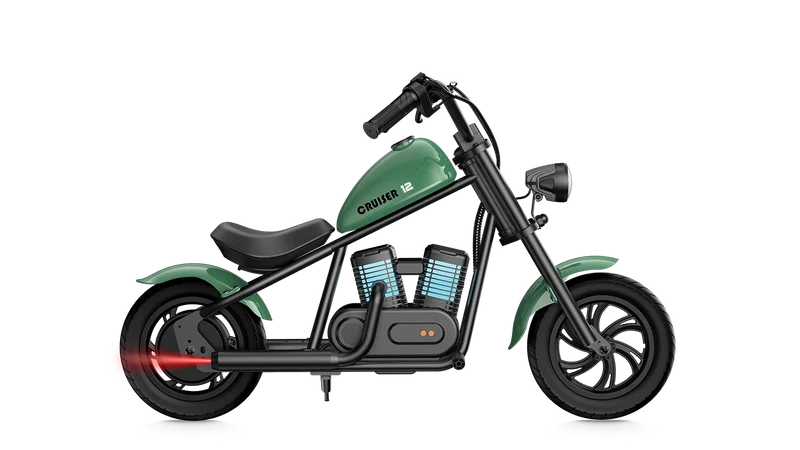 eMOTO Hyper Gogo Cruiser 12 Plus With Training Wheels - Green - In a Box