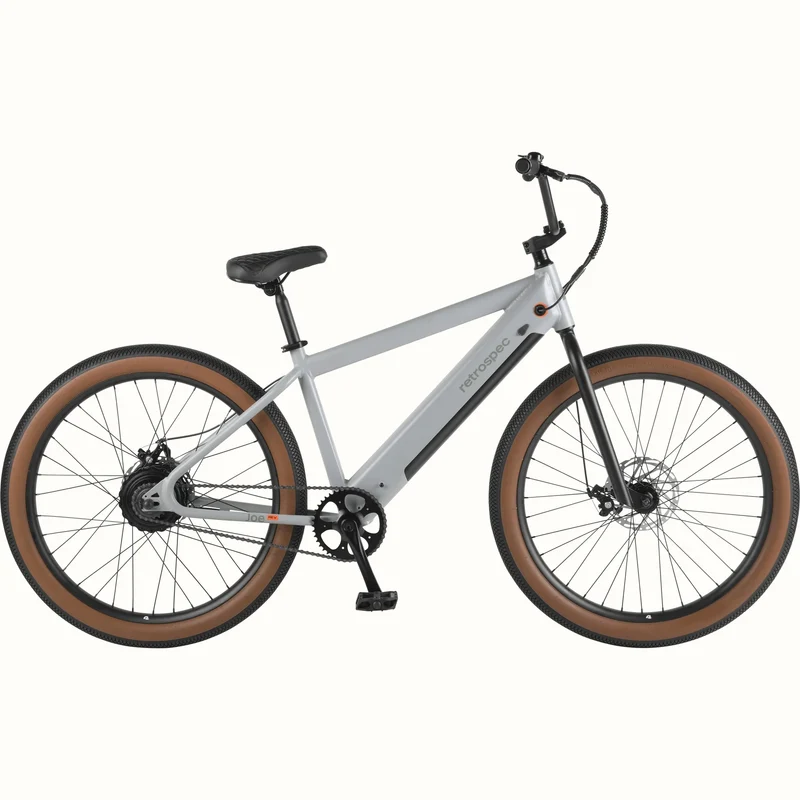 eBike Retrospec Joe Rev BMX - Matte Feather Gray - In a Box