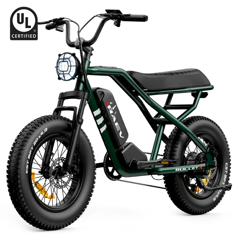 eBike Raev Bullet X - Metallic Green - In a Box