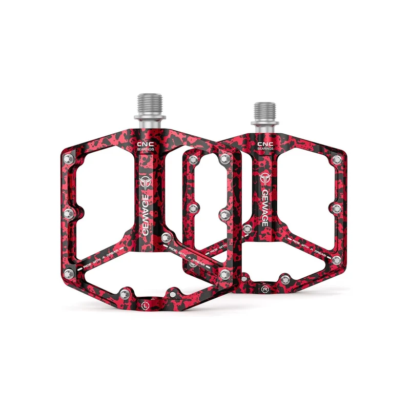 Pedals - Alloy - Red Camo