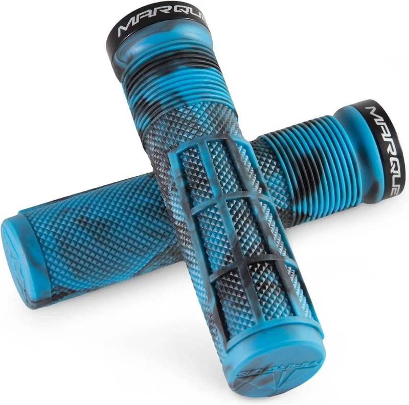 eBike Grips - Half Waffle - Purple Tye Dye