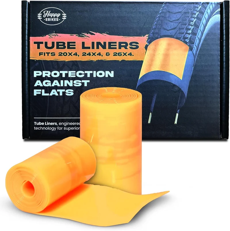 Happy E Bikes Allscape Bike Tire Liner (2 Pack) - Fits 20x4, 24x4, 26x4