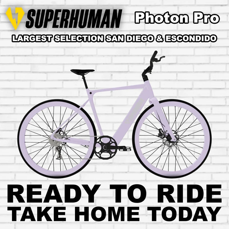 eBike Superhuman Photon Pro - Glowberry - In a Box
