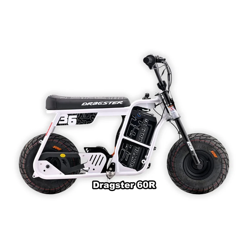 eMOTO Stomp Ebox Dragster 60R - White - In a Box