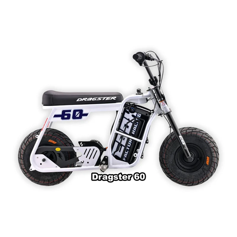 eMOTO Stomp Ebox Dragster 60 - White - In a Box