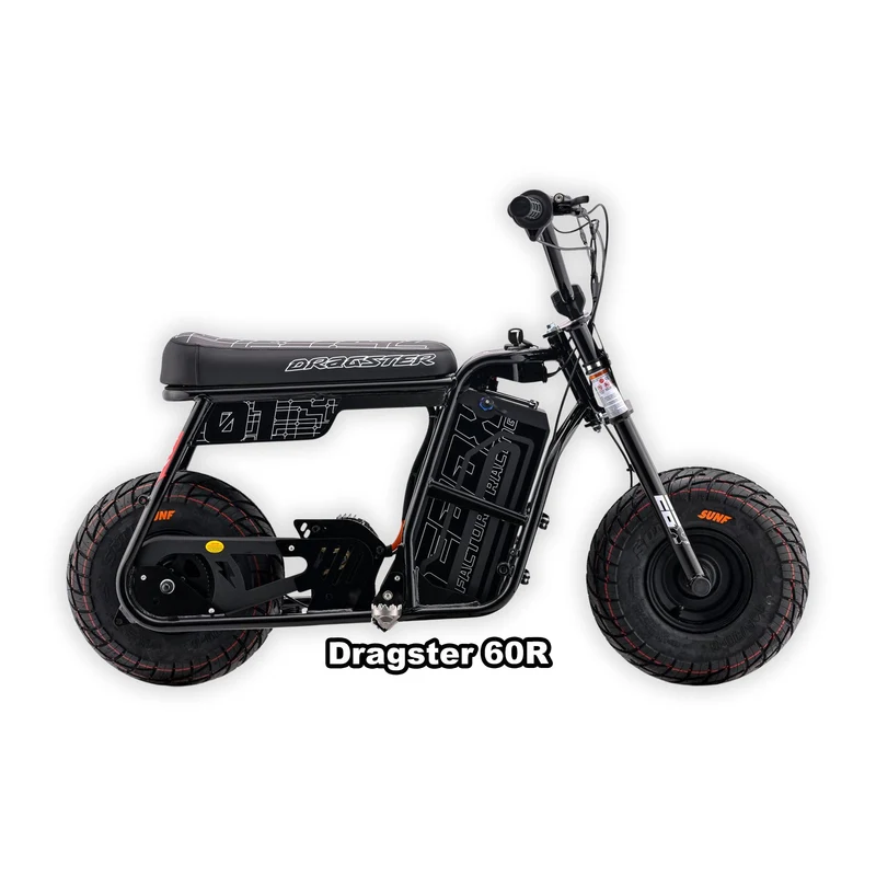 eMOTO Stomp Ebox Dragster 60R - Black - In a Box