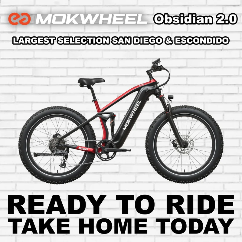 eBike Mokwheel Obsidian 2.0 - Step Over - Jungle Camo - In a Box