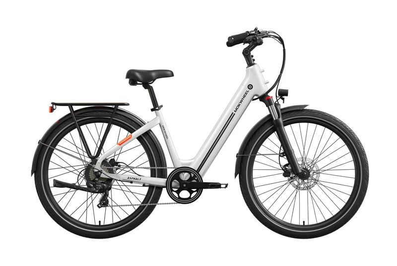 eBike Mokwheel Asphalt - Step Thru - White - In a Box