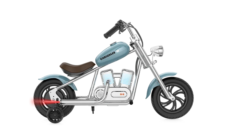 eMOTO Hyper Gogo Challenger 12 Plus (With App) Without Training Wheels - Blue - In a Box