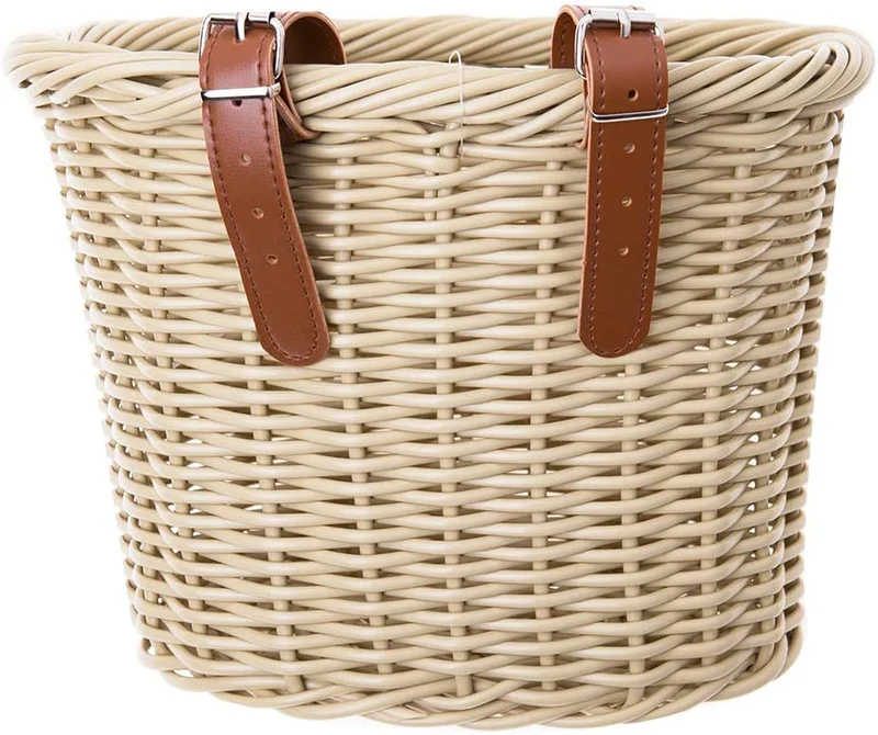 Hycline Bike Basket Front Handlebar Storage Basket for Adult and Kids
