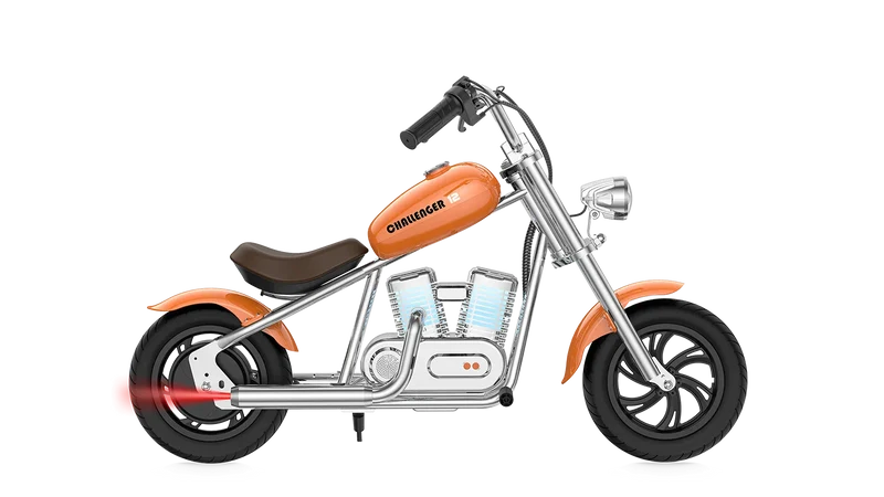eMOTO Hyper Gogo Challenger 12 Plus (With App) With Training Wheels - Orange - In a Box