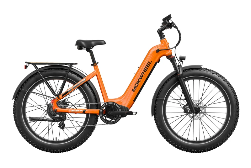 eBike Mokwheel Basalt 2.0 - Step Thru - Orange - In a Box