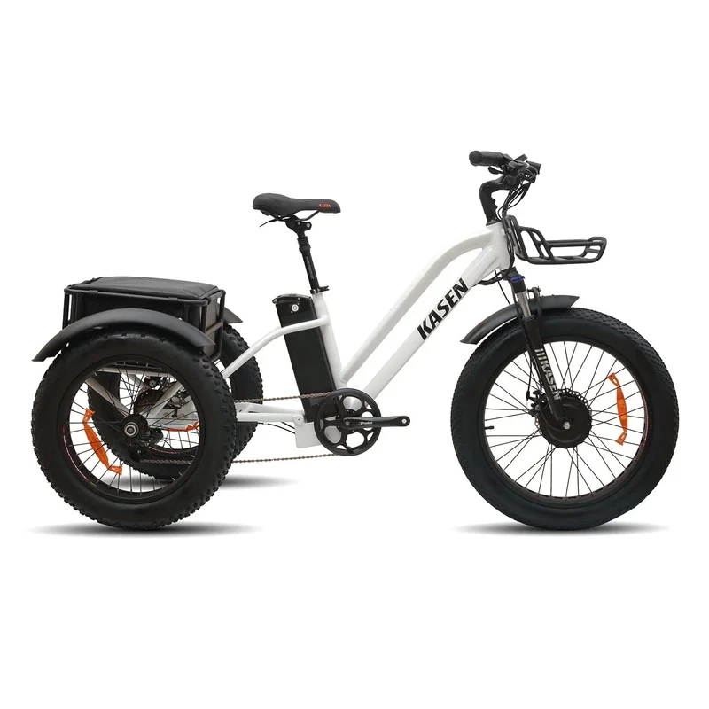eBike Kasen Trike - White - In a Box