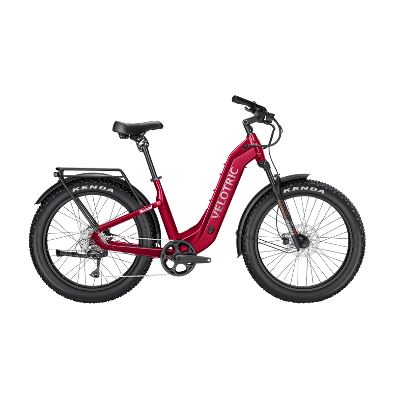 eBike Velotric Nomad 2 - High Step - Cranberry - In a Box