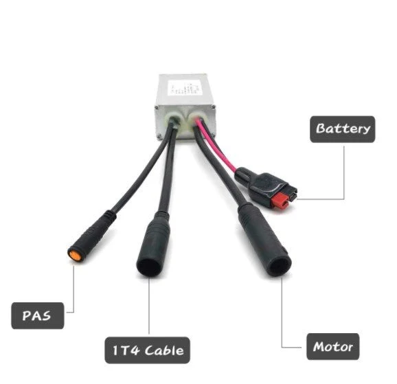 E-Bike Controller - 48V 25A 500w Hengtai Motor - Quick Connect