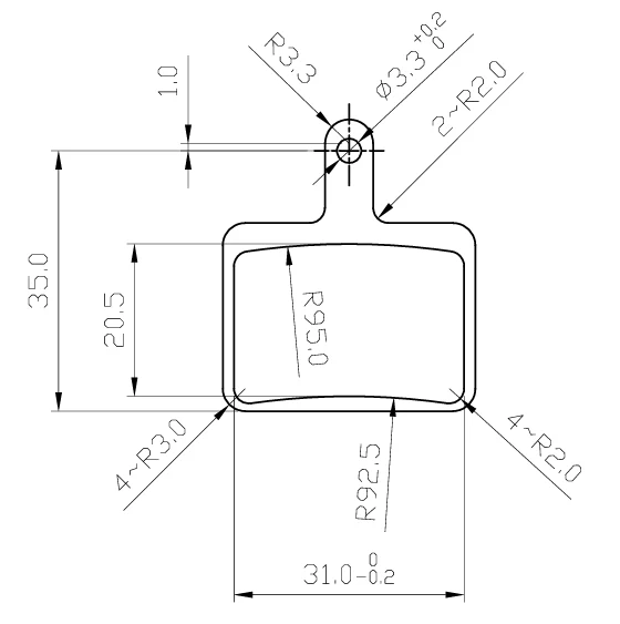 Pastiglie freno posteriori G2 -G4 -G2ULTRA versione 2026