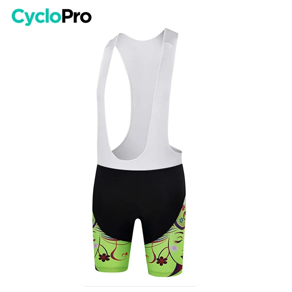 Donna ciclistica / vttt donna - verde+ - destocking